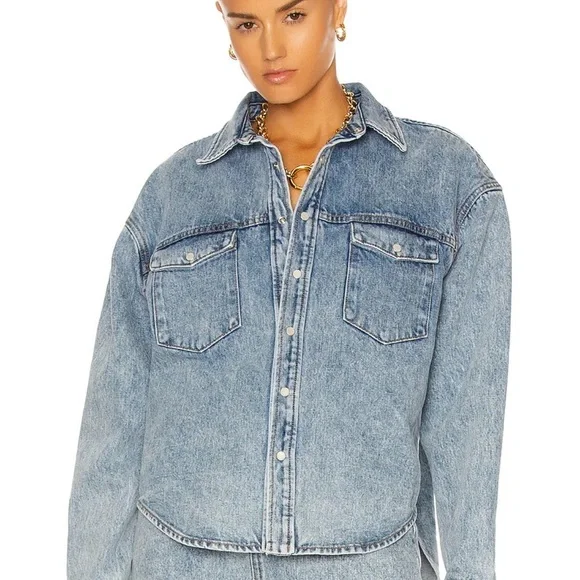 WARDROBE.NYC Blue Jean Jacket - Picture 2 of 5